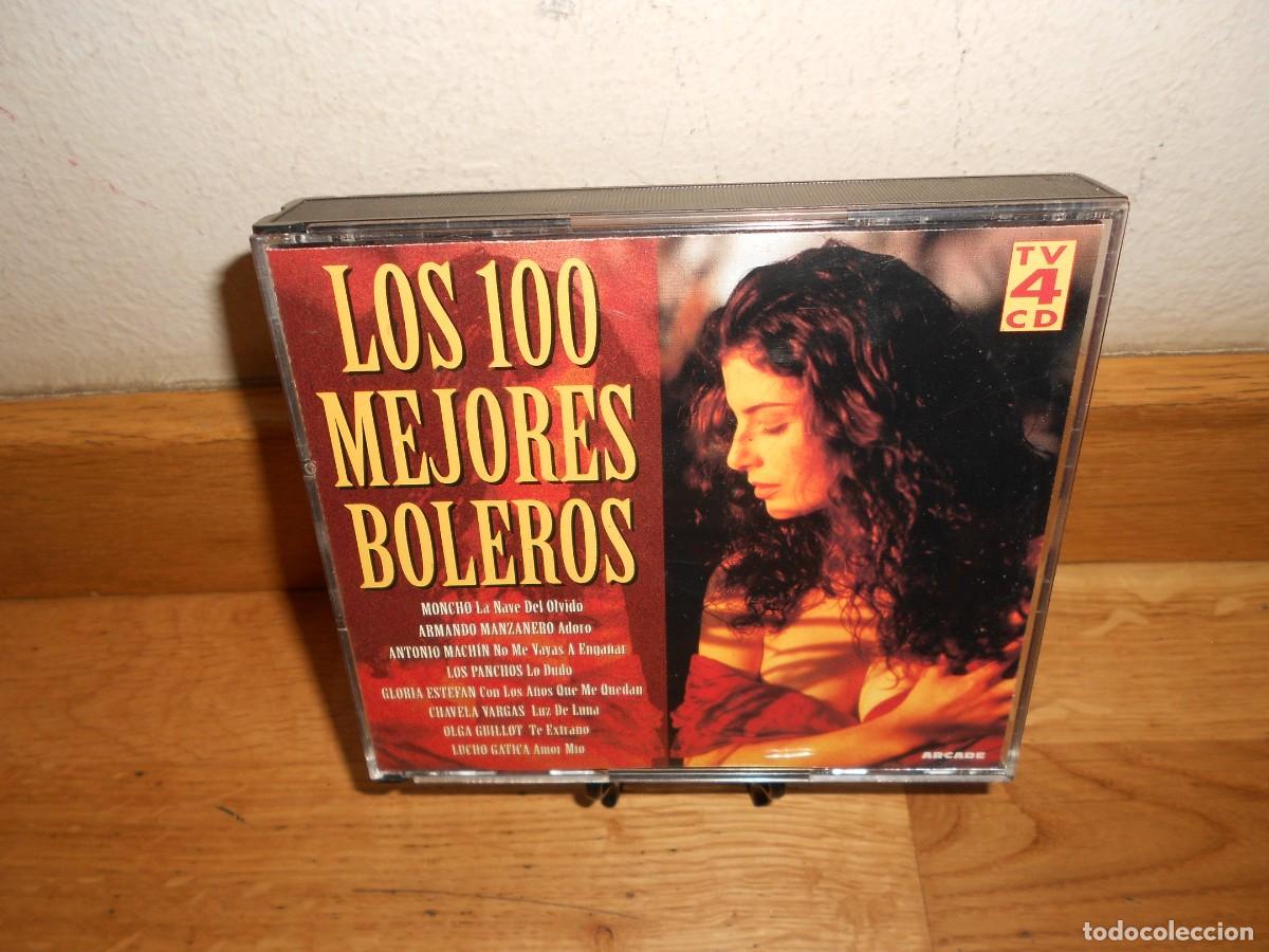 CDs de m&uacute;sica: LOS 100 MEJORES BOLEROS - 4 CDs - 1&euro;y+