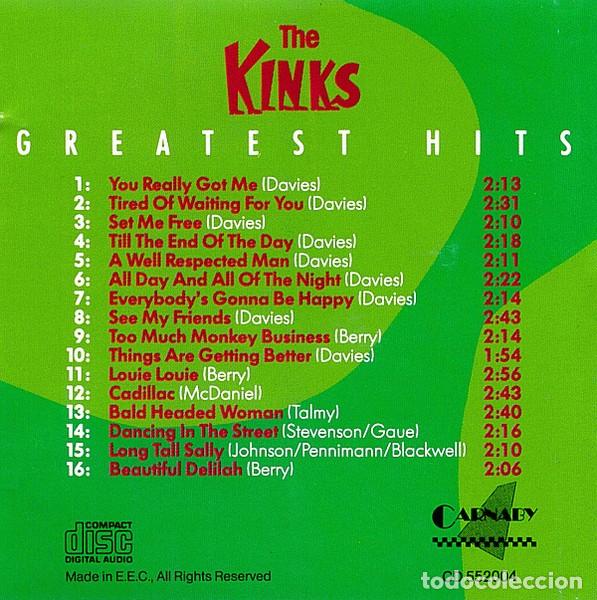 CDs de m&uacute;sica: The Kinks &ndash; Greatest Hits - Foto 2