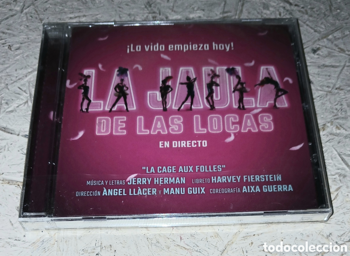 CDs de m&uacute;sica: CD precintado La Jaula de las Locas en Directo - &Agrave;ngel Ll&agrave;cer y Manu Guix (Nostromo Live)
