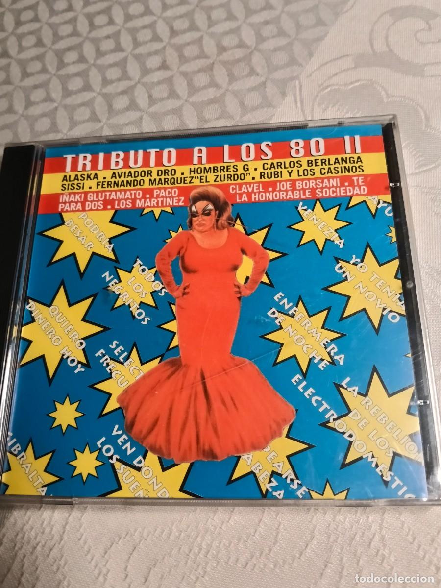 CDs de m&uacute;sica: RAR CD. TRIBUTO A LOS 80 II. AVIADOR DRO, ALASKA, SISSI, HOMBRES G.