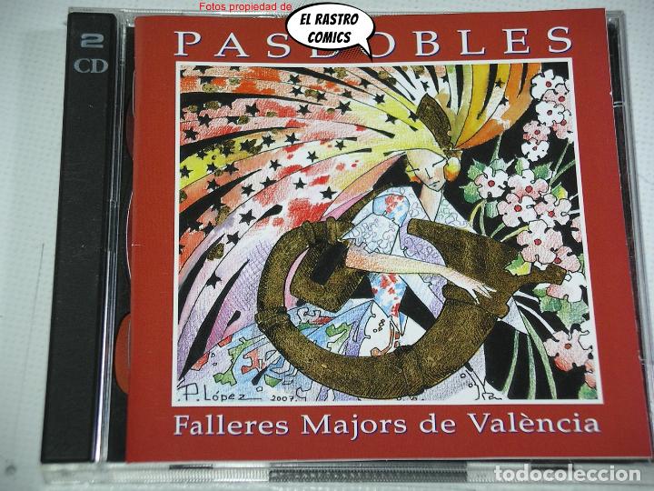 CDs de m&uacute;sica: Pasodobles, Pasdobles, Banda Municipal de Valencia, dedicado a Falleres Majors, 2 CD, 2007, falleras