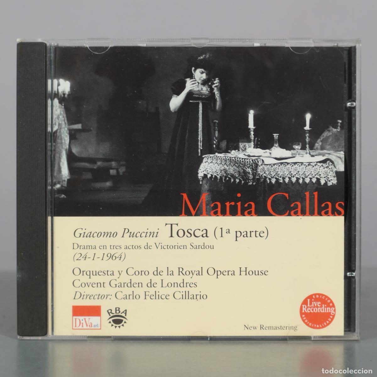 CDs de m&uacute;sica: CD. Tosca (1&ordf; parte) - Giacomo Puccini, Maria Callas, Carlo Felice Cillario, Orquesta y Coro de la