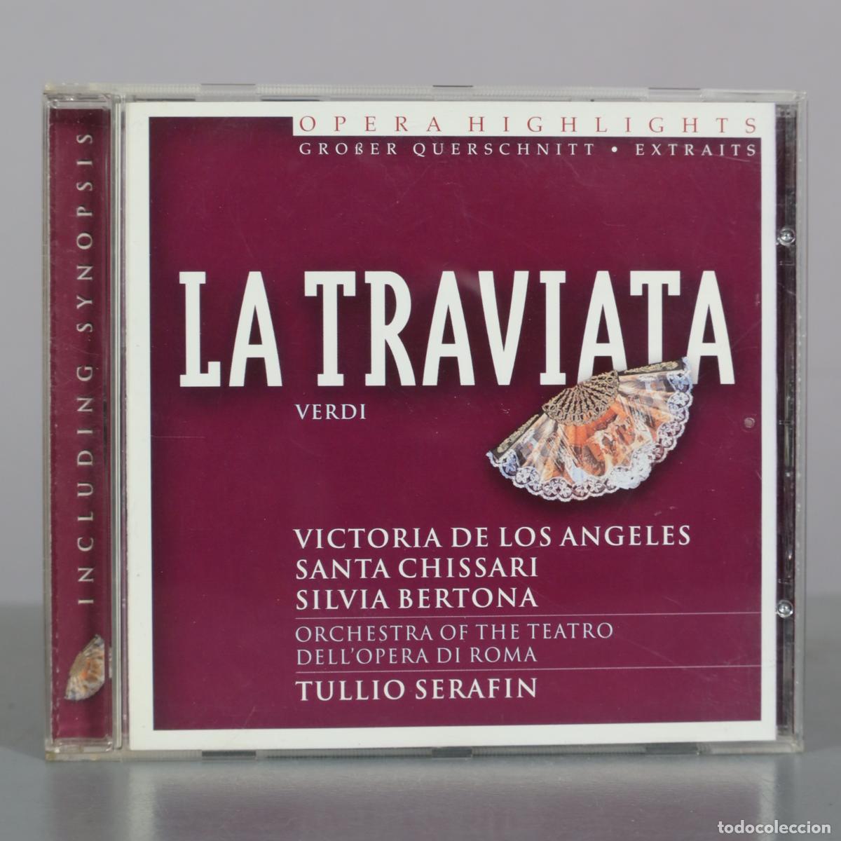 CDs de m&uacute;sica: CD. La Traviata - Giuseppe Verdi - Victoria de los Angeles, Santa Chissari, Silvia Bertona,
