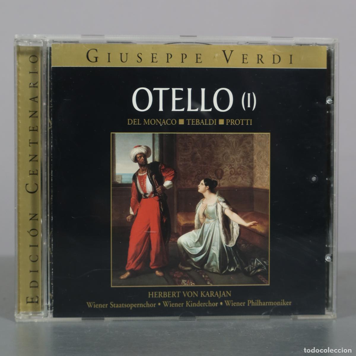 CDs de m&uacute;sica: CD. Otello (I) - Giuseppe Verdi, Del Monaco, Tebaldi, Protti, Herbert Von Karajan - RBA