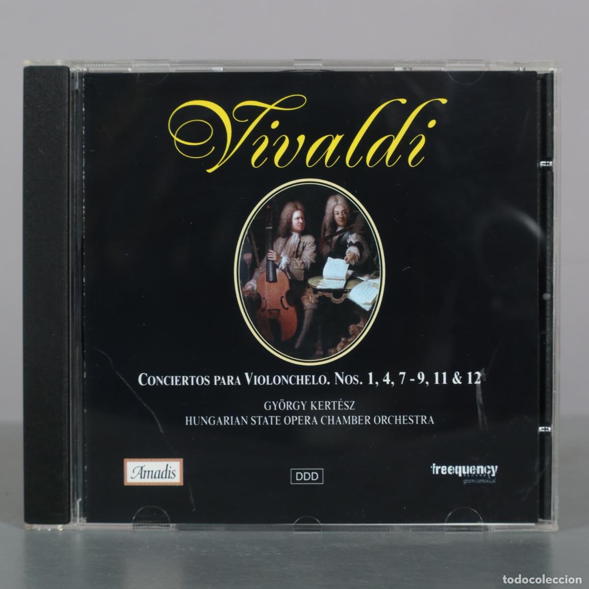 CDs de m&uacute;sica: CD. Vivaldi - Conciertos para Violonchelo. Nos. 1, 4, 7 - 9, 11 & 12 - Gy&ouml;rgy Kert&eacute;sz, Hungarian