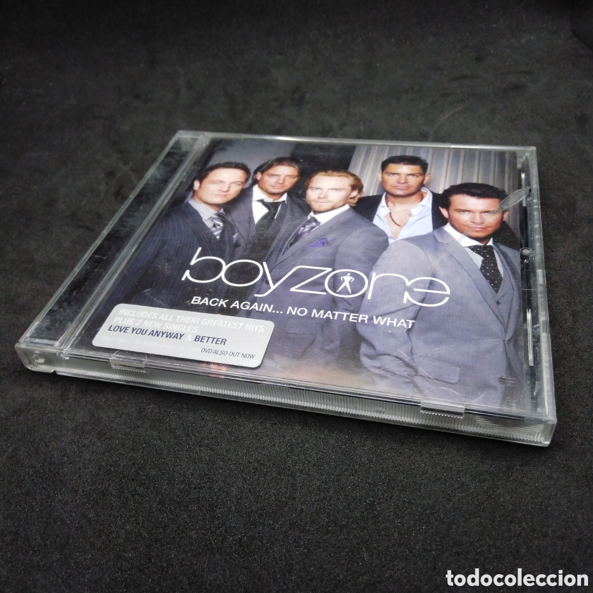 CDs de m&uacute;sica: BOYZONE - BACK AGAIN - NO MATTER WHAT ... - THE GREATEST HITS - CD - 2008 - DISCO VERIFICADO