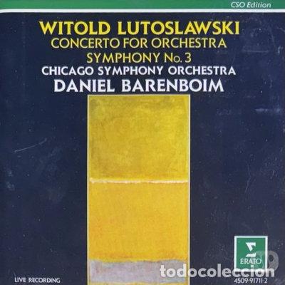 CD de M&uacute;sica: Lutoslawski: Concerto for Orchestra / Symphony 3- 0745099171124