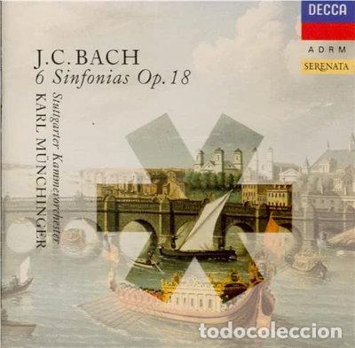 CD de M&uacute;sica: J.C. Bach: 6 Sinfonias Op. 18- 0028943373029