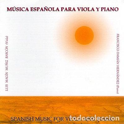 CDs de m&uacute;sica: M&uacute;sica Espa&ntilde;ola para Viola y Piano- 8436001533056