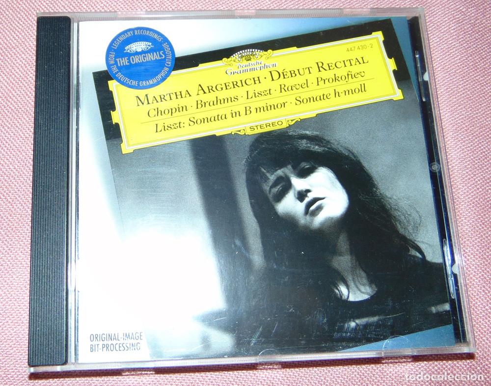 CDs de m&uacute;sica: MARTHA ARGERICH - DEBUT RECITAL - CHOPIN BRAHMS PROKOFIEV RAVEL LISZT - CD ALBUM MADE IN GERMANY