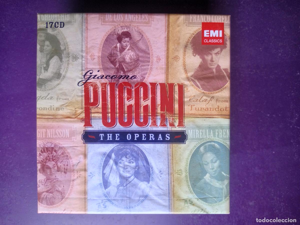 CDs de m&uacute;sica: Giacomo Puccini &ndash; The Operas - CAJA EMI 17 CD + LIBRETO 2008 - SIN USO