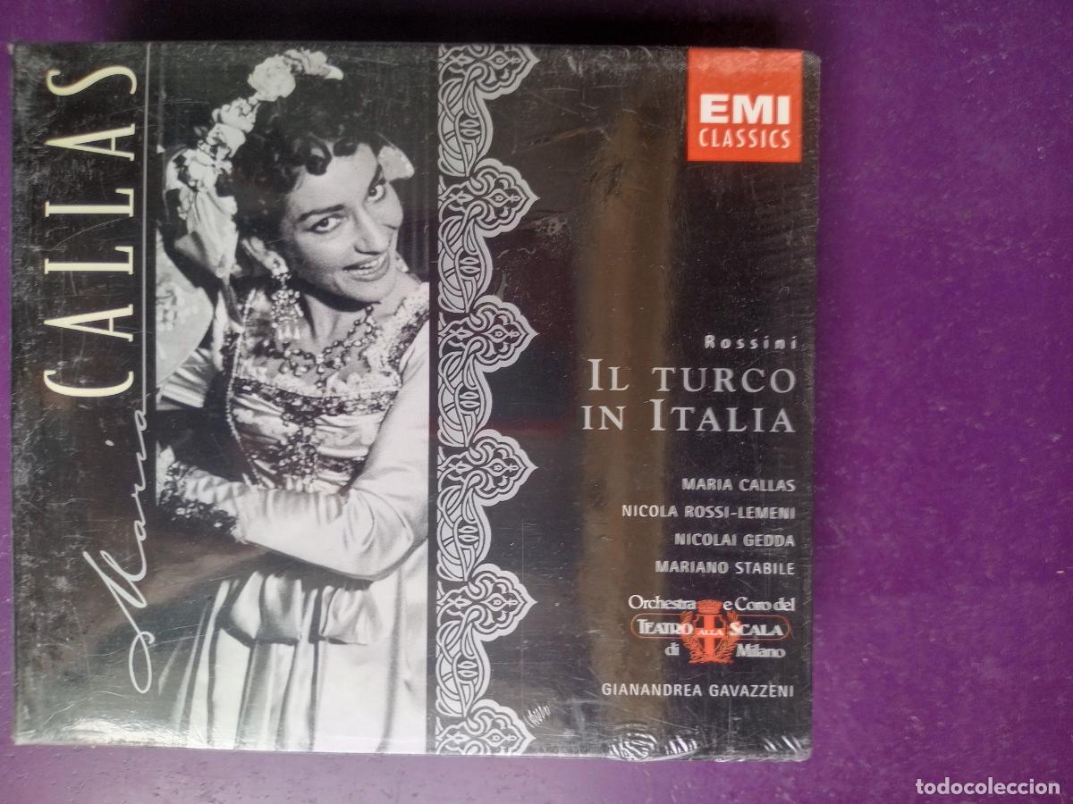 CDs de m&uacute;sica: Rossini - Il Turco In Italia - Maria Callas, Coro Del Teatro Scala Milan &ndash; DOBLE CD EMI 1997 OPERA
