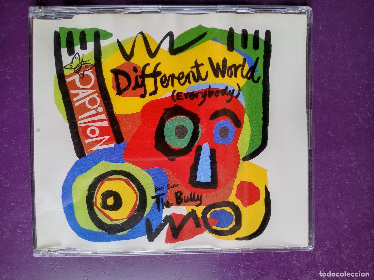 CDs de m&uacute;sica: Papillon + Misty &ndash; Different World ((Everybody) - CD Sg ATOMIC 1991 - ELECTRONICA, HOUSE,