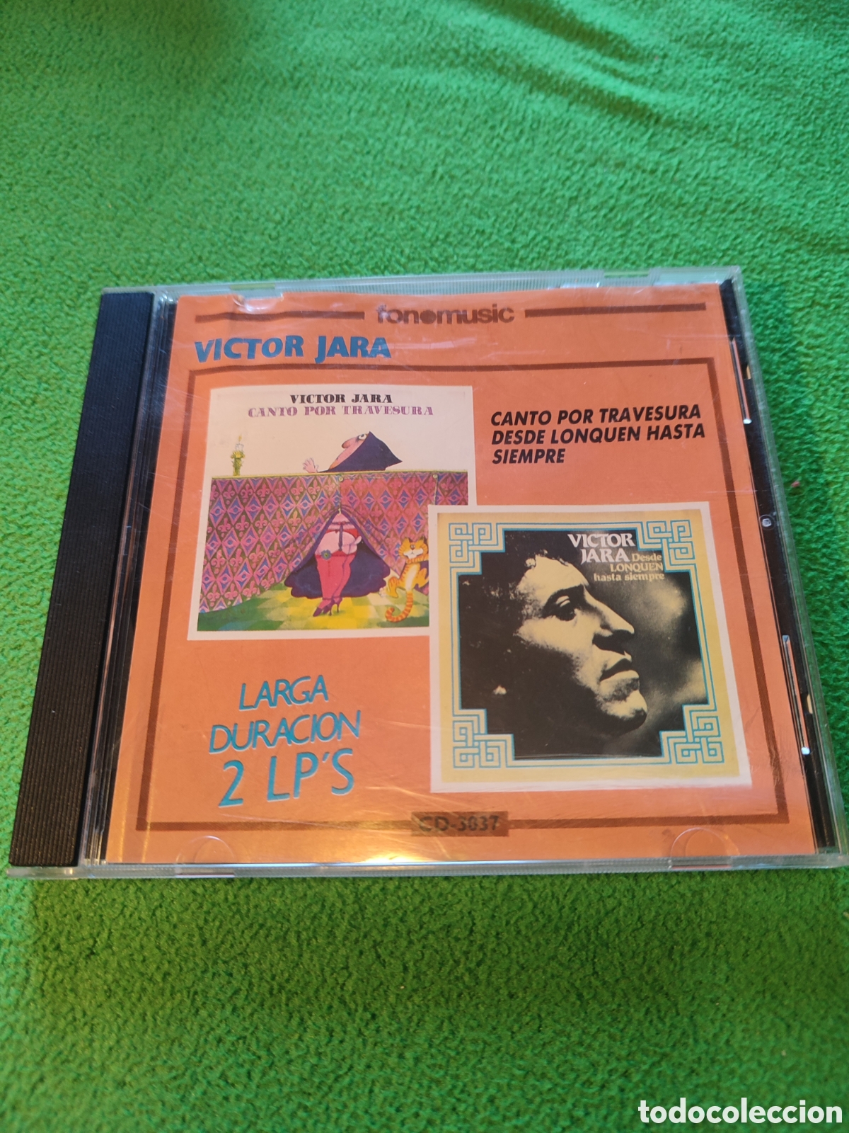 CDs de m&uacute;sica: V&iacute;ctor Jara - Canto por travesura/ Desde loquen