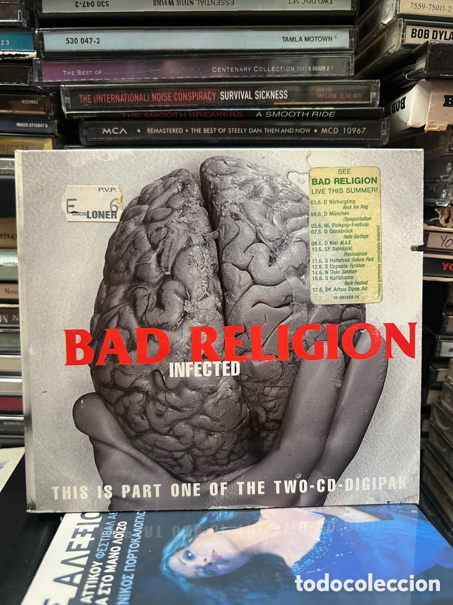 CDs de m&uacute;sica: CD Single Bad religion Infected This is part one of The two CD digipark