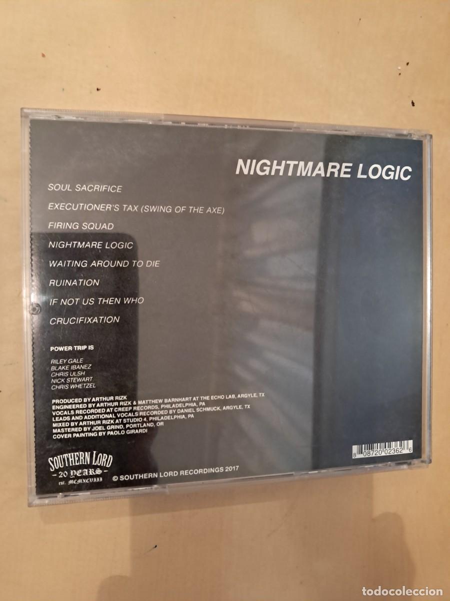 CDs de m&uacute;sica: Power Trip , Nightmare Logic , CD USA Impecable. Thrash Hardcore - Foto 2