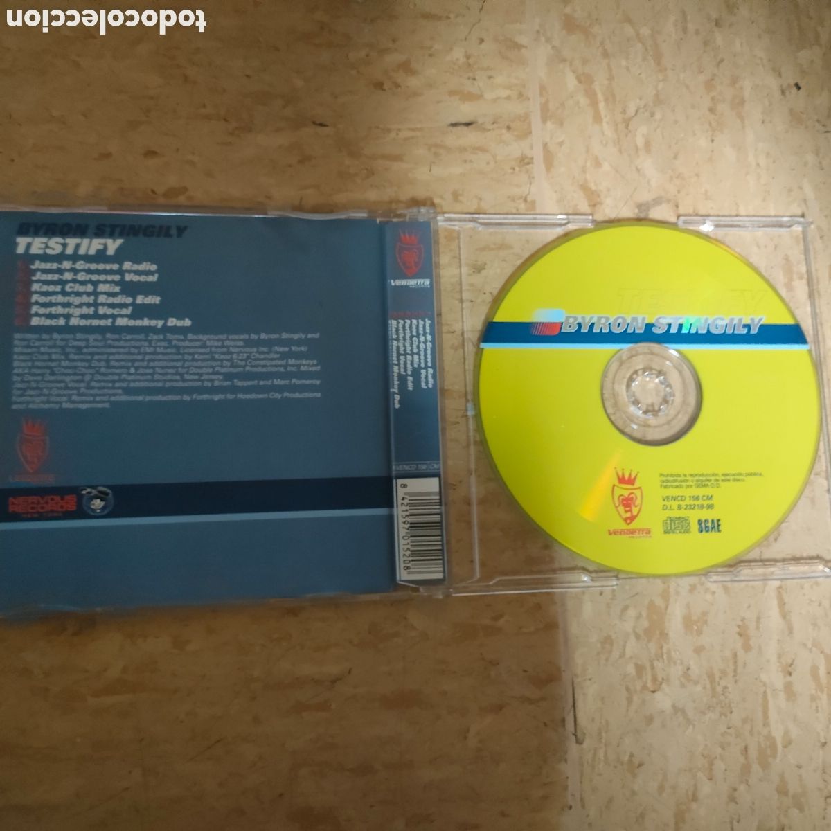 CDs de m&uacute;sica: Testify(Remixes) Byron Stingily - Foto 2