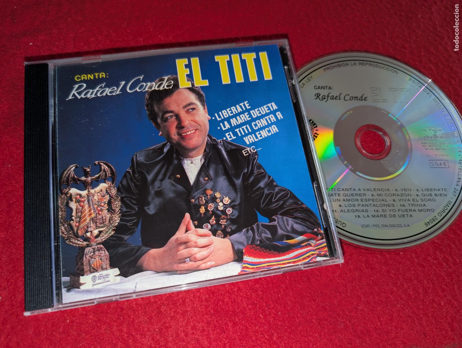 CDs de m&uacute;sica: RAFAEL CONDE EL TITI Canta CD 1993 Doblon