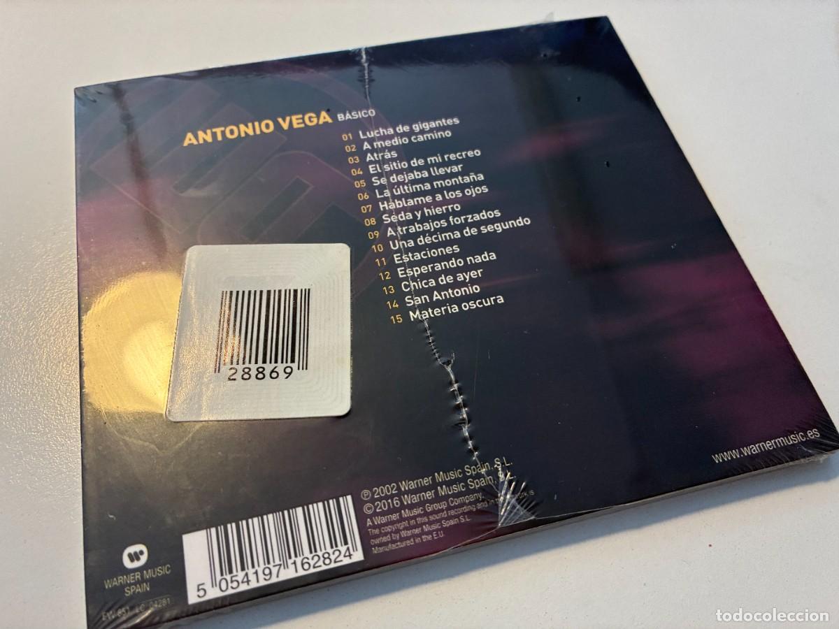 CDs de m&uacute;sica: Antonio Vega &ndash; B&aacute;sico (Warner, CD, 2016) precintado!!! - Foto 2