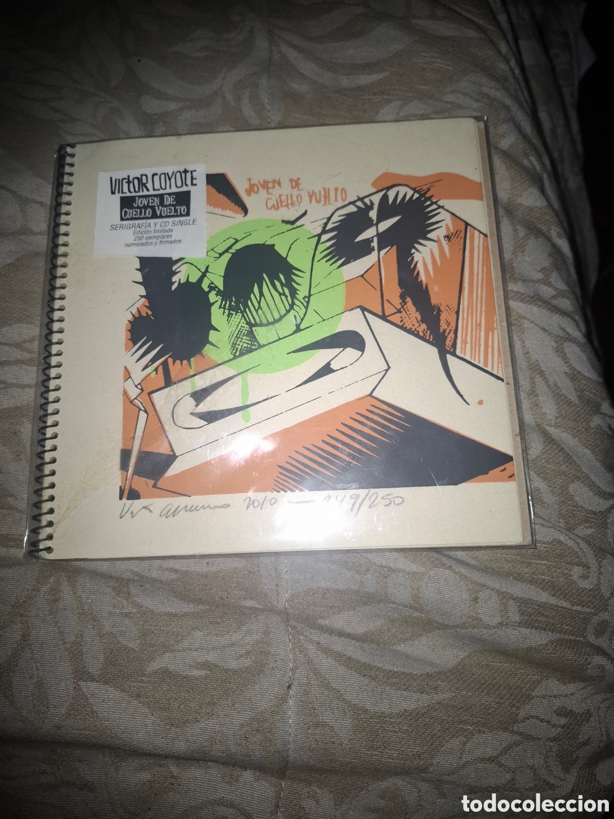 CDs de m&uacute;sica: Victor Coyote cd Single Joven De Cuello Vuelto+litograf&iacute;a