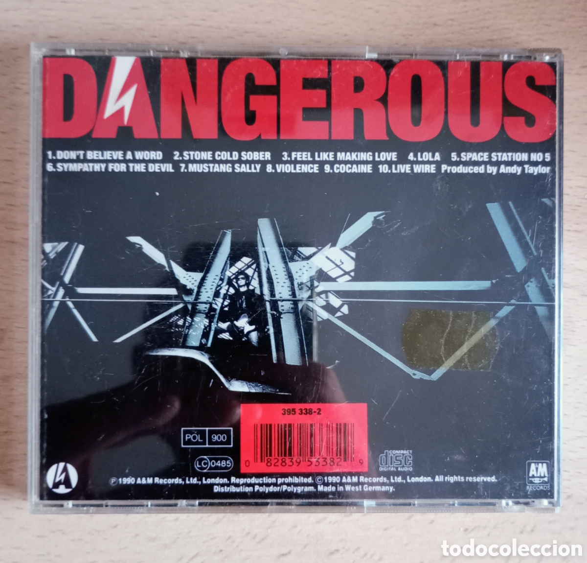 CDs de m&uacute;sica: ANDY TAYLOR- Dangerous (CD) - Foto 2