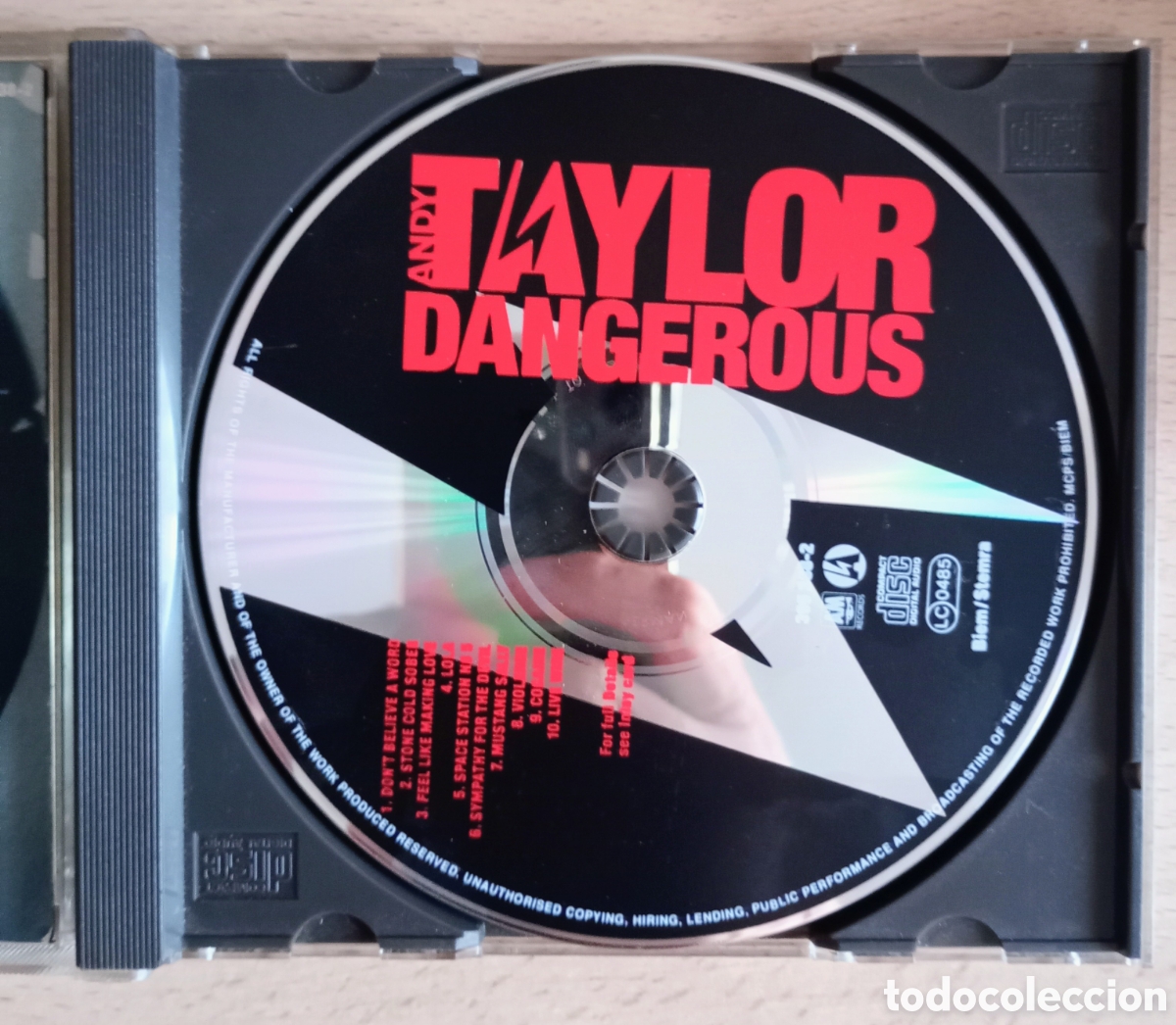 CDs de m&uacute;sica: ANDY TAYLOR- Dangerous (CD) - Foto 3