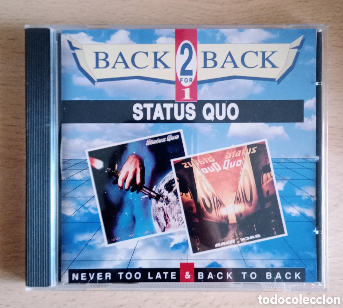 CDs de m&uacute;sica: STATUS QUO- Never Too Late & Back To Back (CD)
