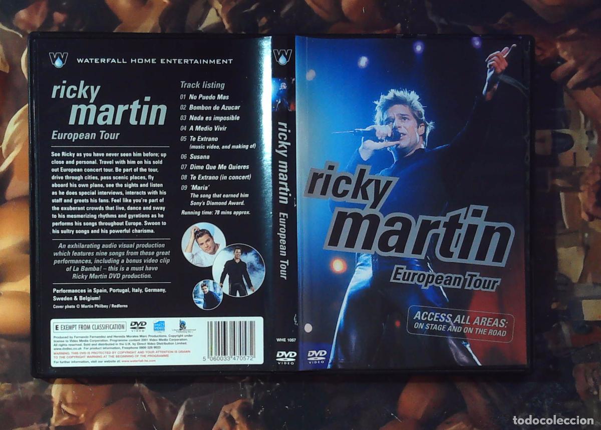 CDs de m&uacute;sica: ricky martin dvd european tour access all areas