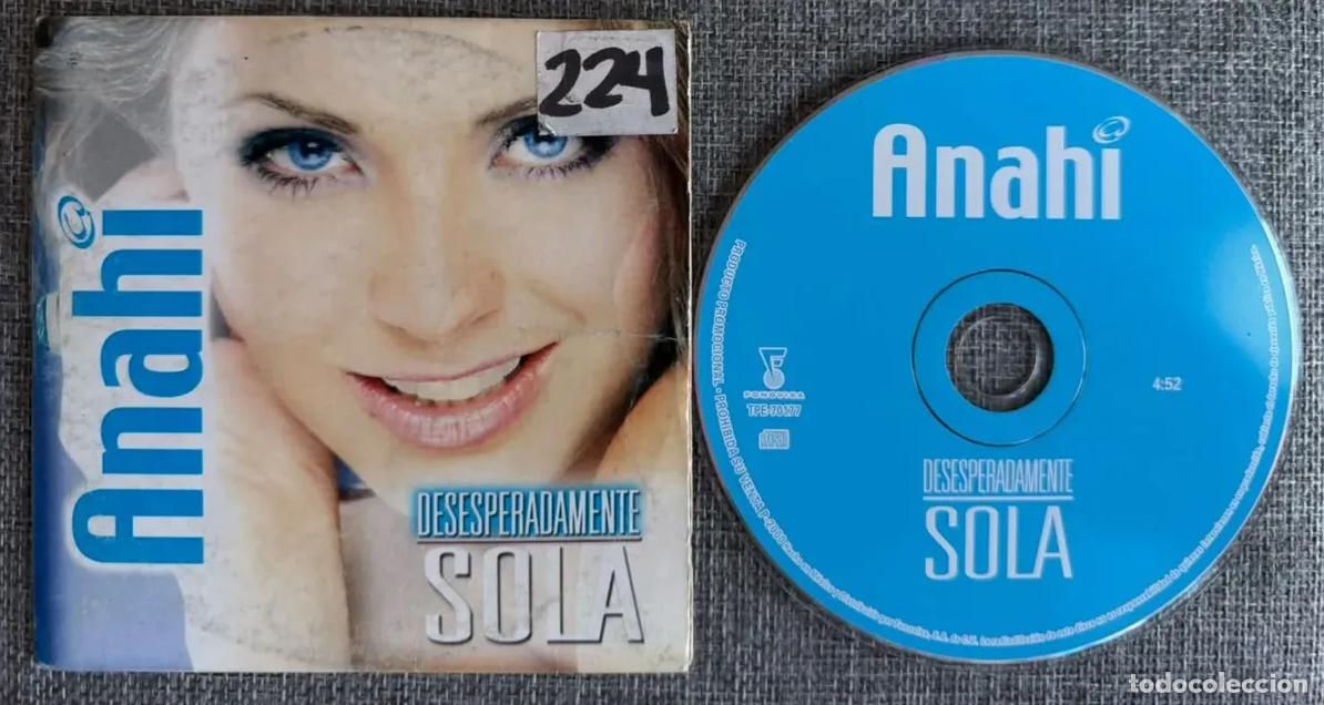 CDs de m&uacute;sica: Anahi - Desesperadamente Sola Mexico Promo CD Single RBD Rebelde