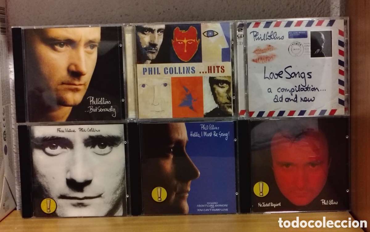 CDs de m&uacute;sica: Lote 6 CDS Phil Collins