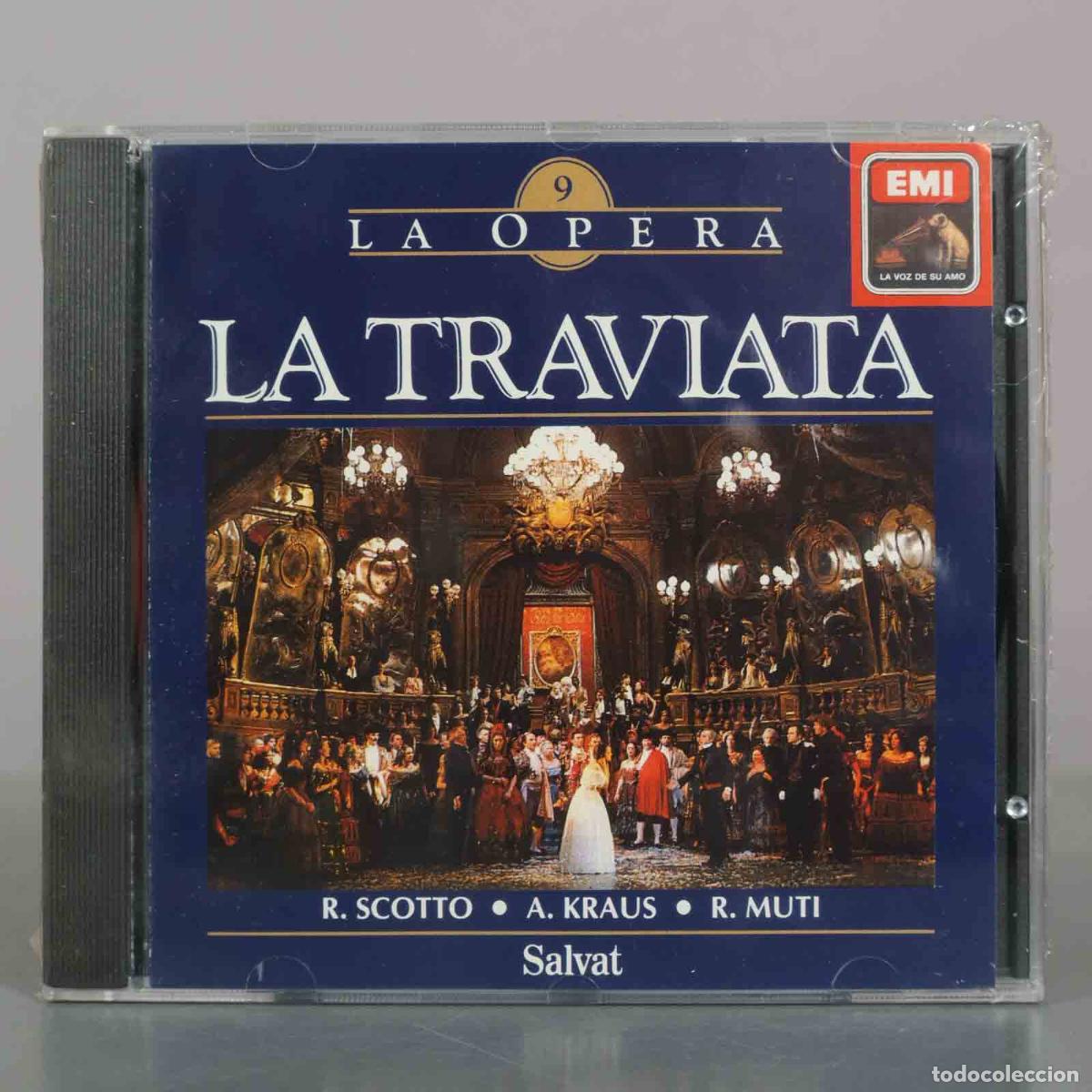 CDs de m&uacute;sica: CD. La Traviata - R. Scotto, A. Kraus, R. Muti - Salvat . PRECINTADO