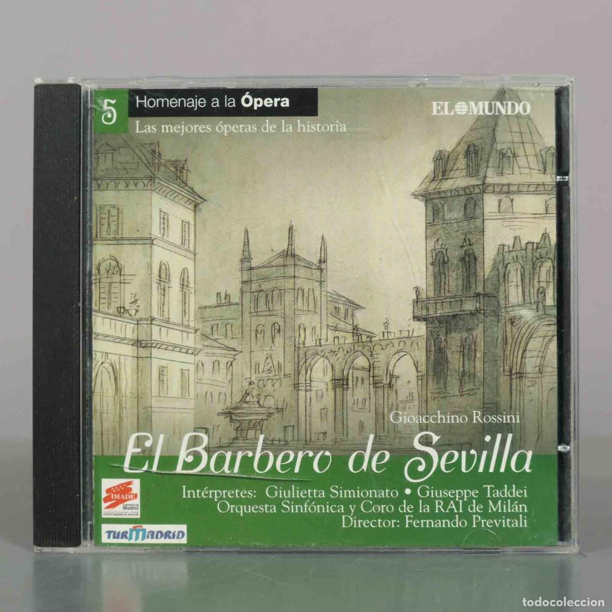 CDs de m&uacute;sica: CD. El Barbero de Sevilla - Gioacchino Rossini, Giulietta Simionato, Giuseppe Taddei, Orquesta