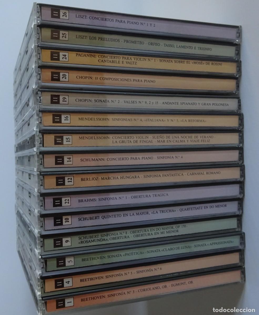 CDs de m&uacute;sica: LOTE 15 CD COLECCION MAESTROS DE LA MUSICA, VOLUMEN II, 1988