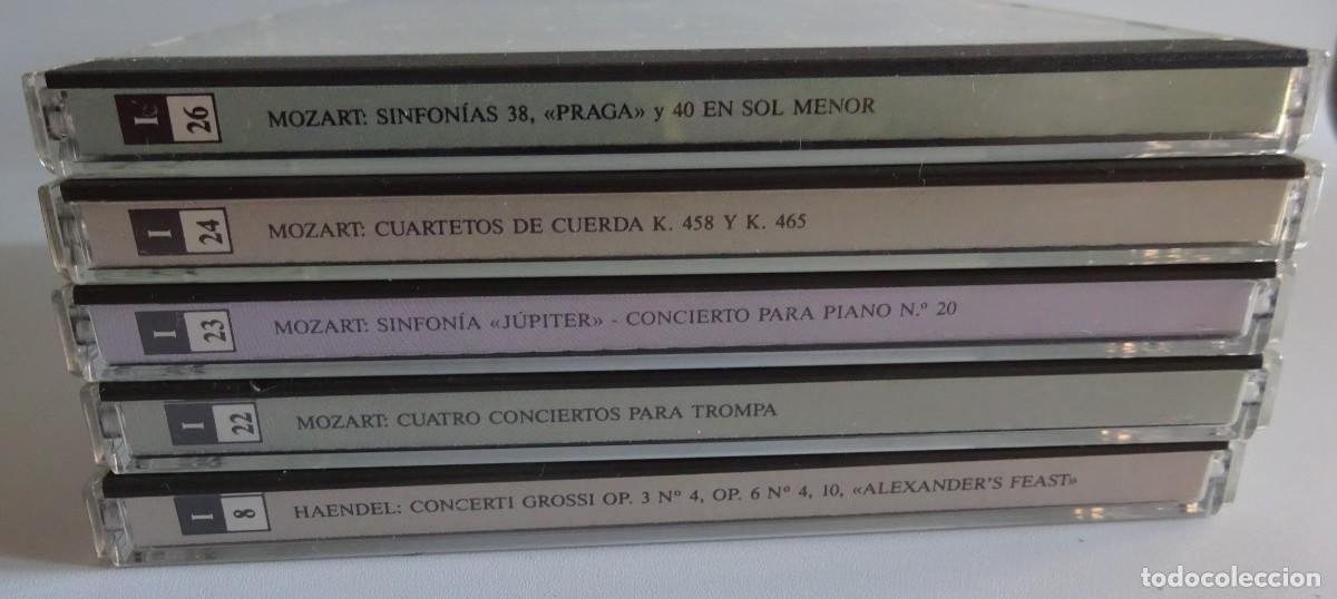 CDs de m&uacute;sica: LOTE 5 CD COLECCION MAESTROS DE LA MUSICA, MOZART, HAENDEL, VOLUMEN I, 1988