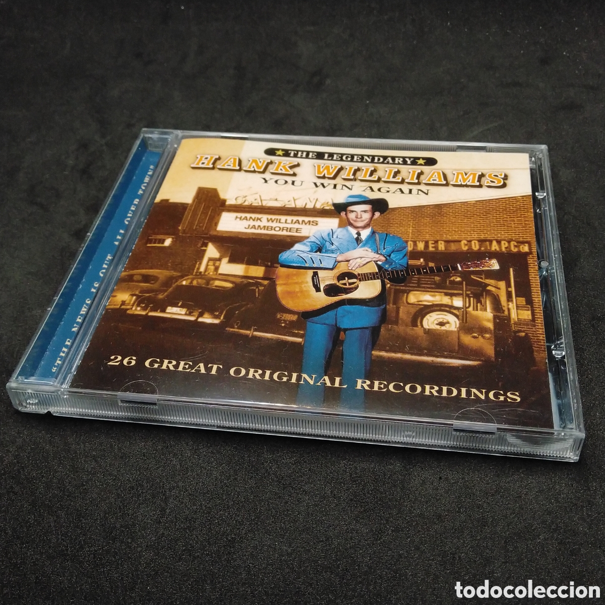 CDs de m&uacute;sica: HANK WILLIAMS - YOU WIN AGAIN - 26 GREAT ORIGINAL RECORDINGS - CD - 2003 - DISCO VERIFICADO