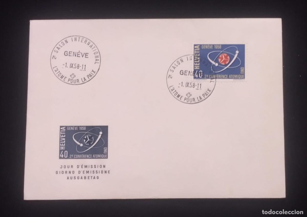 CDs de m&uacute;sica: TS) 1958 SWITZERLAND,FDC,WITH THE 2ND ATOMIC CONFERENCE IN GENEVA.