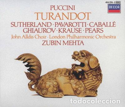 CDs de m&uacute;sica: Turandot- 0028941427427