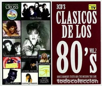 CDs de m&uacute;sica: Cl&aacute;sicos de los 80 Vol. 2- 8425953928621