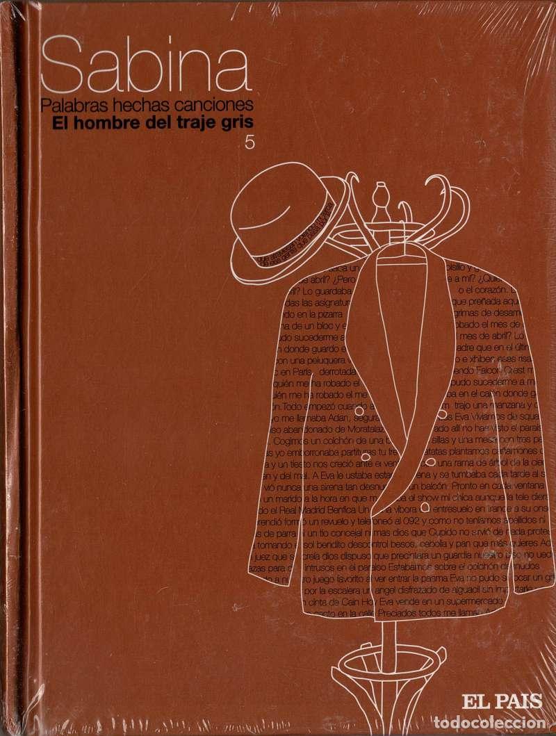 CDs de m&uacute;sica: Joaqu&iacute;n Sabina - El hombre del traje gris. Libro + CD (precintado)