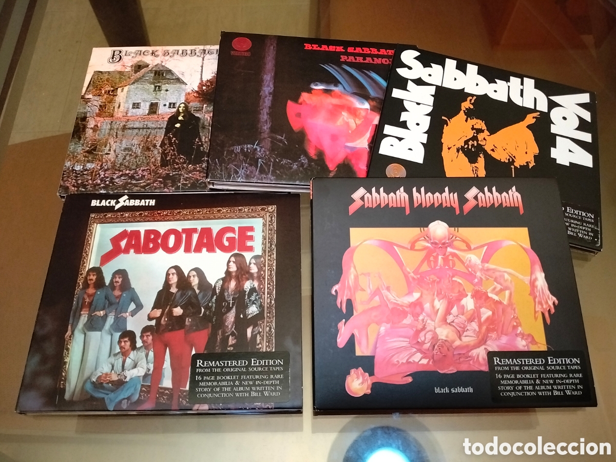 CDs de m&uacute;sica: Black Sabbath Remasters 5CD Ozzy Osbourne