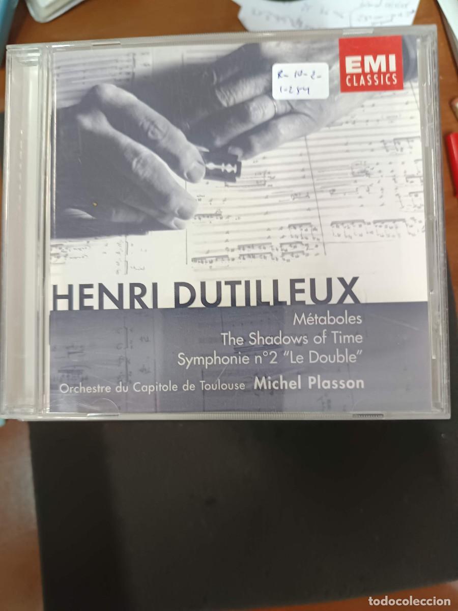 CDs de m&uacute;sica: HENRI DUTILLEUX: M&Eacute;TABOLES / THE SHADOWS OF TIME / SYMPHONIE N&ordm; 2 &rdquo;LE DOUBLE&rdquo;. DIR: MICHEL PLASSON.