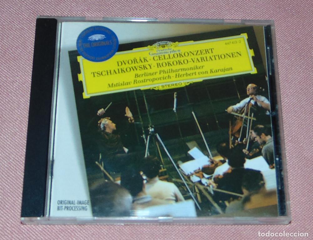 CDs de m&uacute;sica: DVORAK - Cellokonzert - TSCHAIKOWSKY - Rokoko variationen - KARAJAN - BERLINER PHILHARMONIKER - CD
