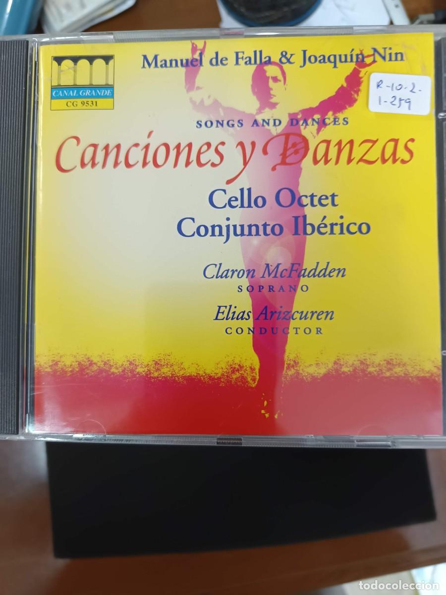 CDs de m&uacute;sica: MANUEL DE FALLA & JOAQUIN NIN. CANCIONES Y DANZAS. DIR: ELIAS ARIZCUREN. SOPRANO: CLARON McFADDEN.