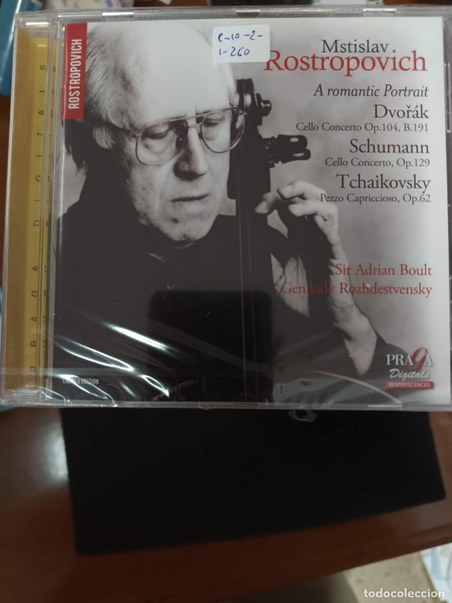 CD di Musica: DVOR&Aacute;K / SCHUMANN / TCHAIKOVSKY. MSTISLAV ROSTROPOVICH. DIR: SIR ADRIAN BOULT / GENNADY ROZHDESTVENS