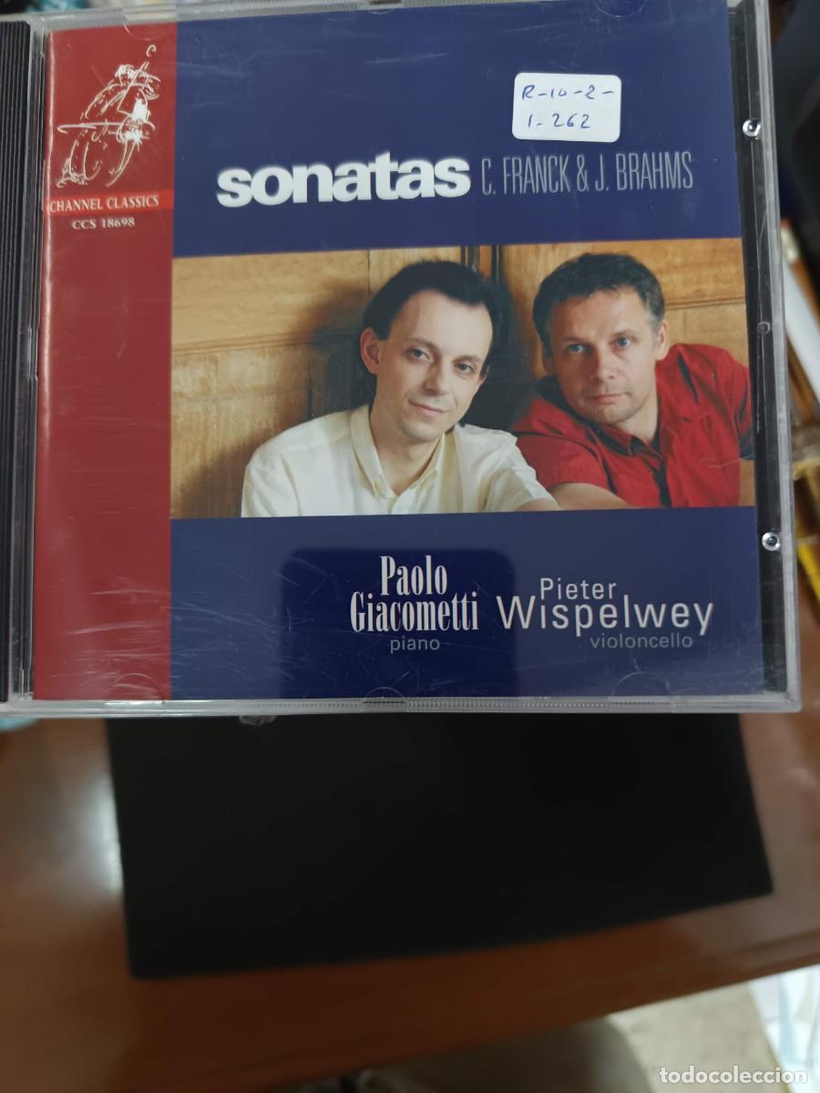 CD di Musica: C. FRANCK & J. BRAHMS: SONATAS. PIANO: PAOLO GIACOMETTI. VIOLONCELLO: PIETER WISPELWEY