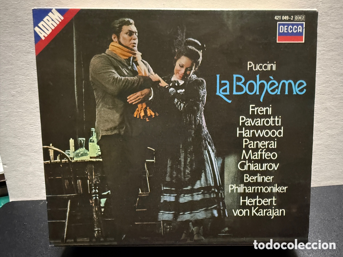CDs de m&uacute;sica: Puccini - Herbert von Karajan - La Boh&egrave;me (2xCD)
