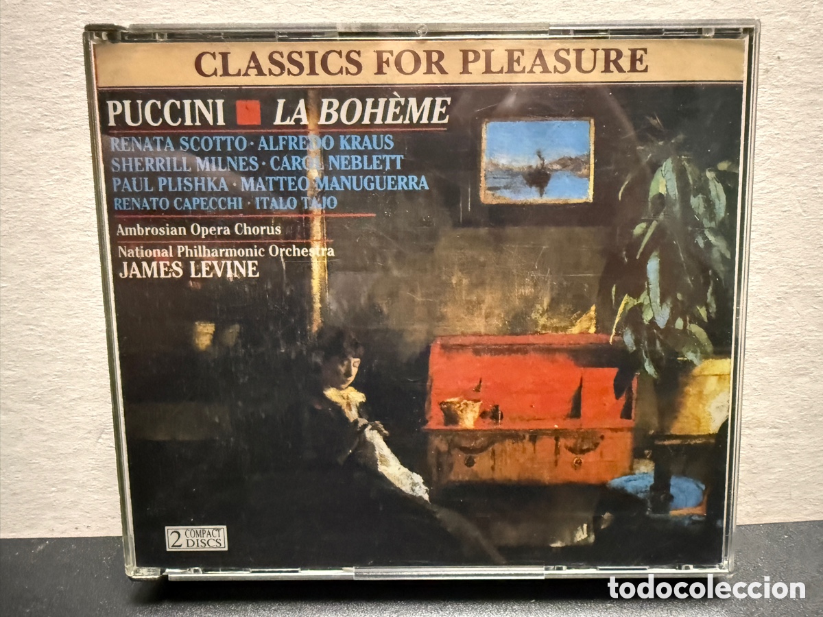CDs de m&uacute;sica: Puccini - James Levine - La Boh&egrave;me (2xCD)