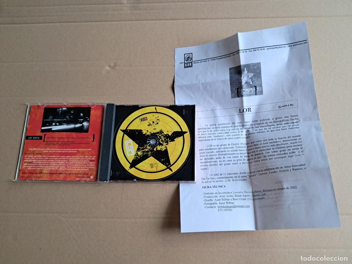 CDs de m&uacute;sica: LOR - LOR CD 2003 + HOJA PROMOCIONAL - Foto 2