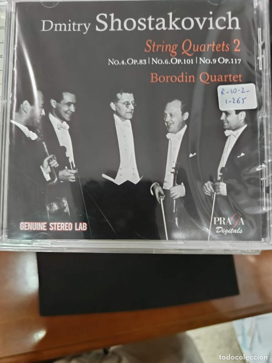 CDs de m&uacute;sica: SHOSTAKOVICH: STRING QUARTETS N&ordm; 4, 6 & 9. BORODIN QUARTET. VOL 2