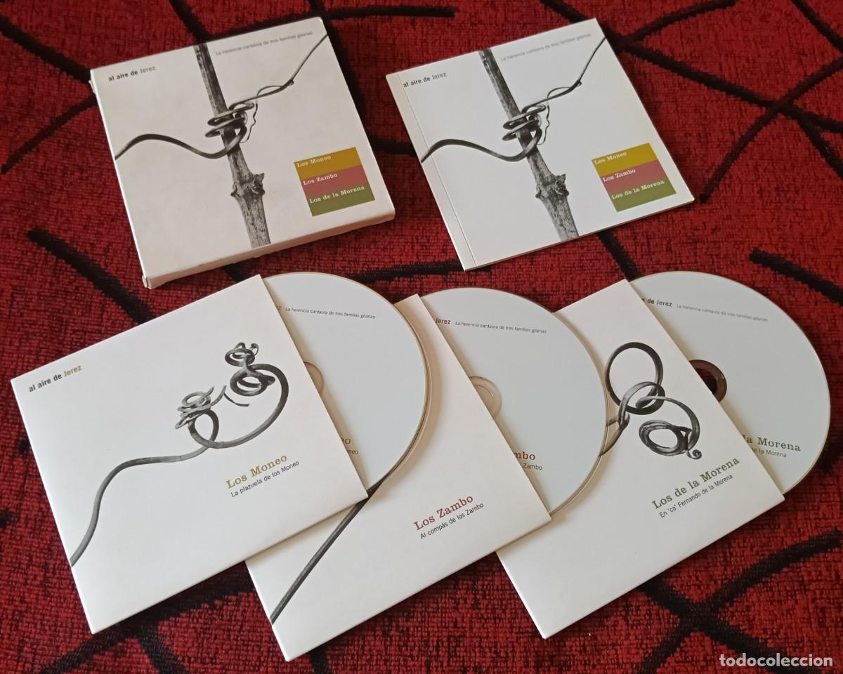 CDs de m&uacute;sica: Los MONE / LOS ZAMBO / LOS DE LA MORENA ** Al Aire De Jerez ** 3 x CD 2006